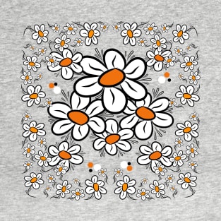 blooming daisies blooms daisy blossom flower T-Shirt